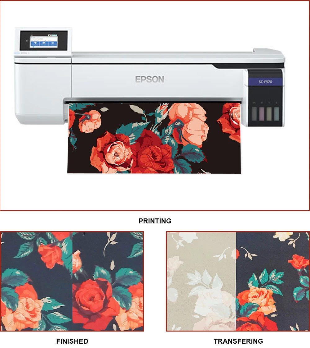 Papel de sublimaci&oacute;n de secado extremadamente instant&aacute;neo Epsn de 105 g/m2