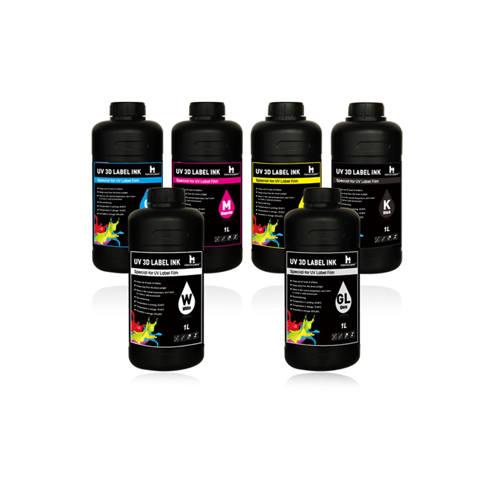 Tinta de etiquetas UV 3D
