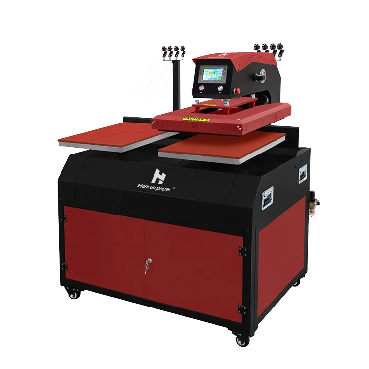 Prensa t&eacute;rmica neum&aacute;tica de doble estaci&oacute;n PRO-F6040-2