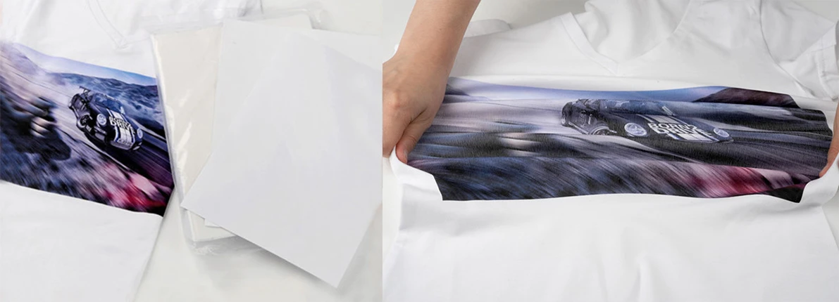 Papel de transferencia de camiseta ligero para inyecci&oacute;n de tinta 1.0