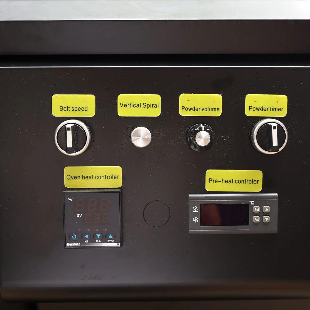 Coctelera de polvo B604 DTF con sistema autom&aacute;tico de reciclaje de polvo