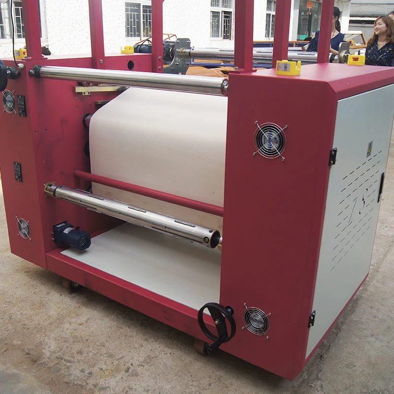 M&aacute;quina de prensado en caliente por transferencia de rollo de cinta de cord&oacute;n