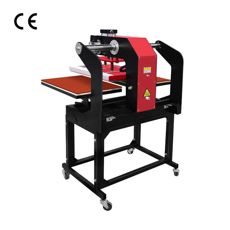 Prensa t&eacute;rmica neum&aacute;tica de doble estaci&oacute;n EVO-F6040-2