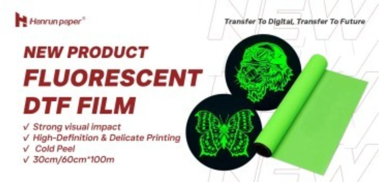 Nuevo producto | Pel&iacute;cula DTF verde fluorescente para impresi&oacute;n DTF