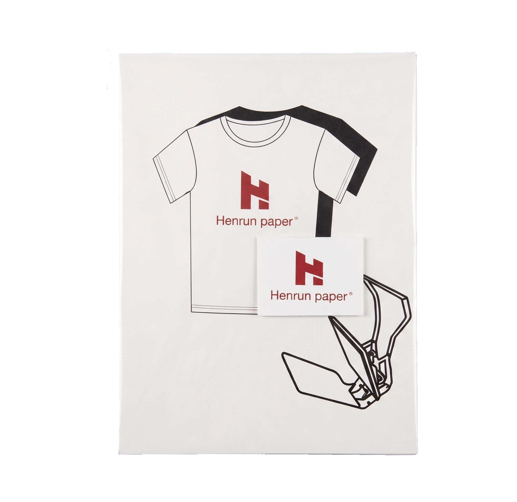Papel de transferencia de camiseta con luz l&aacute;ser