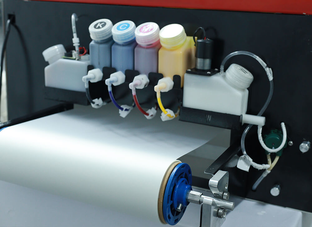 Paquete de impresora DK A-30 A3 DTF con prensa térmica DK F-2938