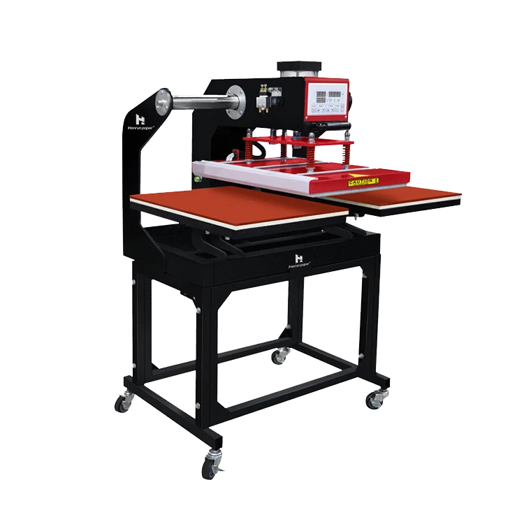 Prensa t&eacute;rmica neum&aacute;tica de doble estaci&oacute;n EVO-F6040-2