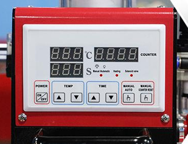 Prensa térmica neumática de doble estación EVO-F6040-2
