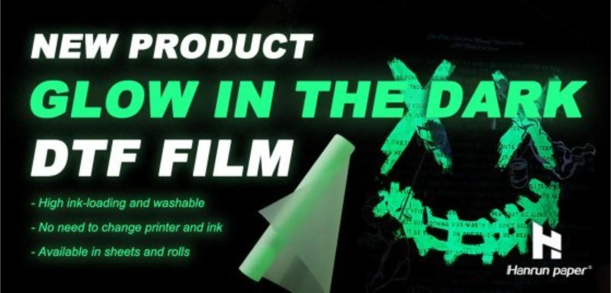 Nuevo producto | Pel&iacute;cula DTF que brilla en la oscuridad