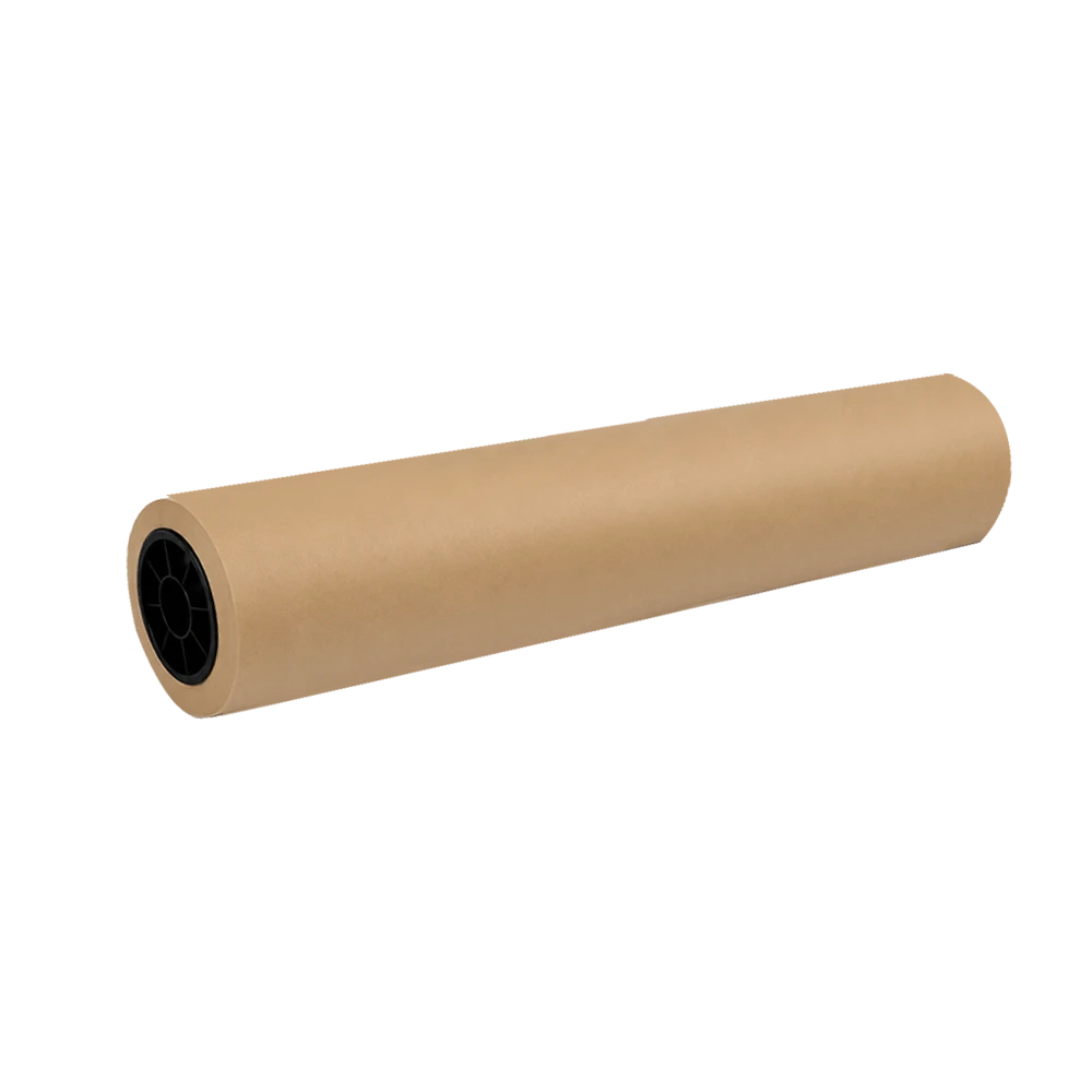 Papel seda de pulpa de madera de color marr&oacute;n/blanco de 30 g/m&sup2;