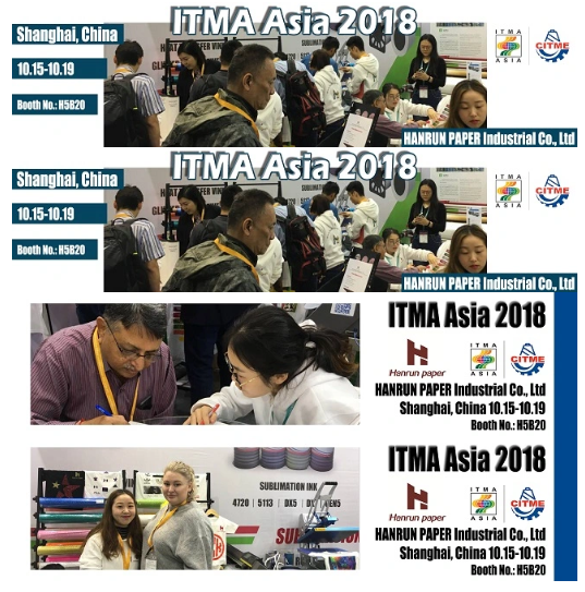 Hanrun Paper en ITMA SHANGHAI 2018 Revisión de los últimos 5 días con nuestros clientes.