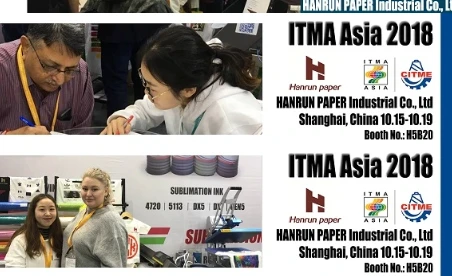 Hanrun Paper en ITMA SHANGHAI 2018 Revisi&oacute;n de los &uacute;ltimos 5 d&iacute;as con nuestros clientes.