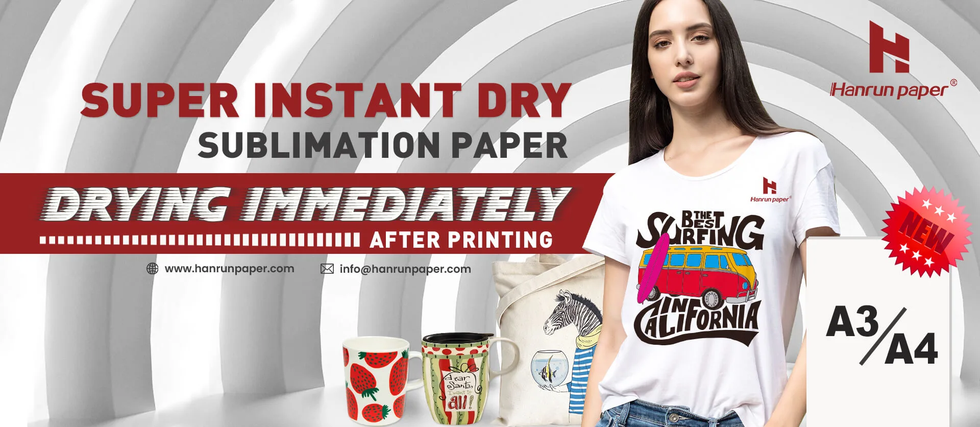 Nuevo producto | ¡Papel de sublimación de secado súper instantáneo en un segundo!