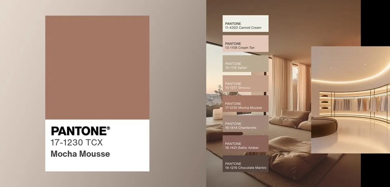 Recreando a la perfección el color del año de Pantone: la elegancia de Mocha Mousse