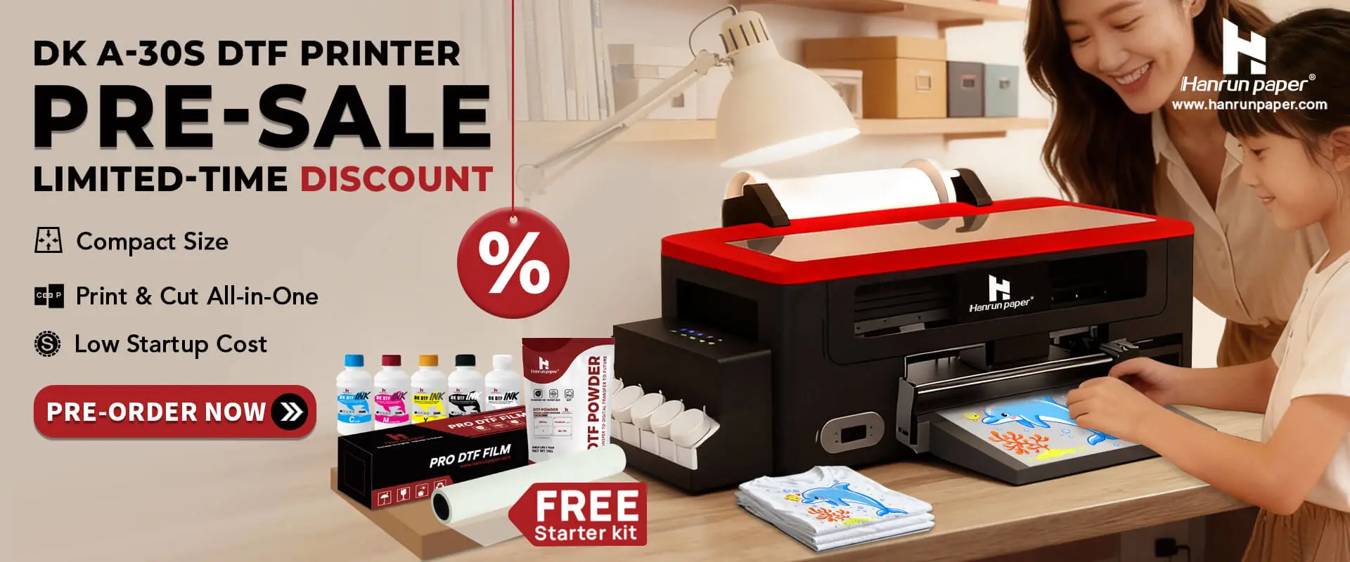 DK A-30S Desktop DTF Printer – Pre-sale Now Open
