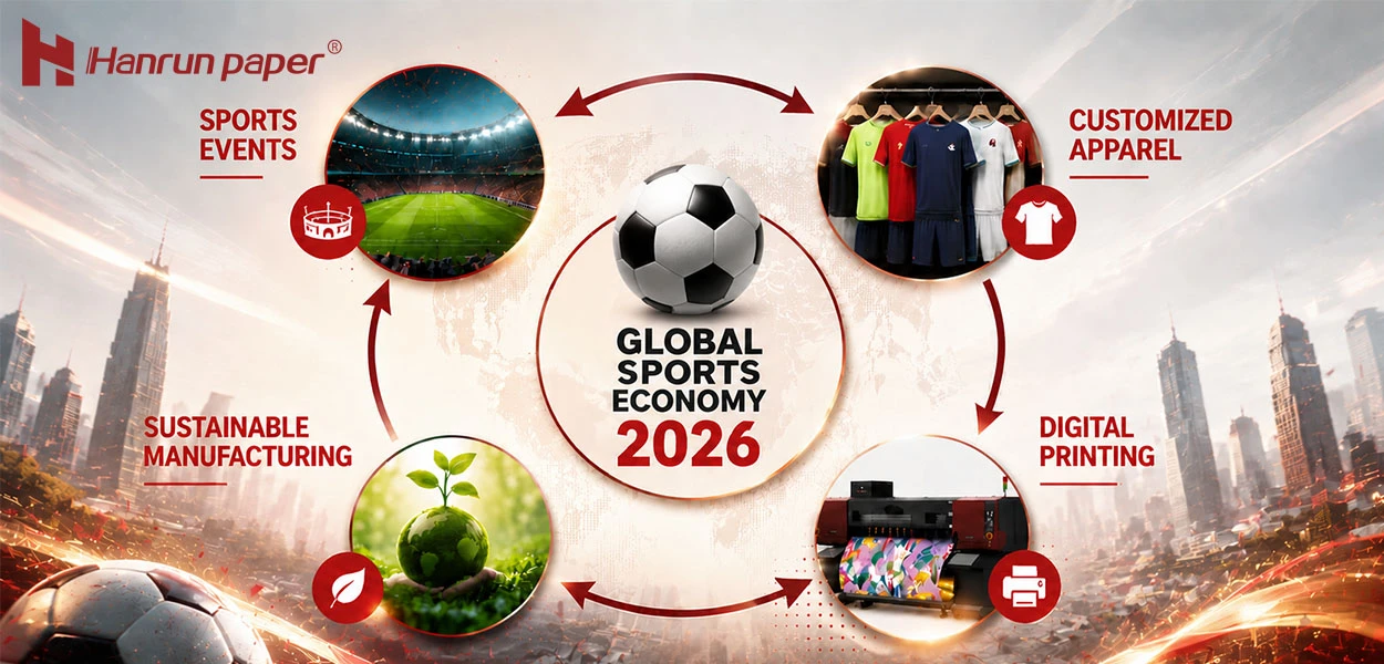 Desde la gloria en la Copa del Mundo 2026 hasta la fabricaci&oacute;n digital: c&oacute;mo el papel Hanrun apoya la personalizaci&oacute;n global de ropa deportiva